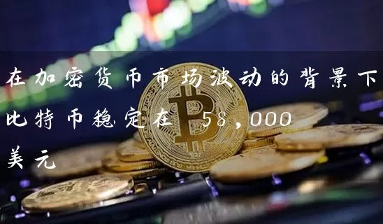 在加密货币市场波动的背景下、比特币稳定在 58,000 美元