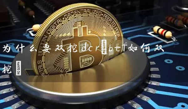 为什么要双挖dcr(btf如何双挖)