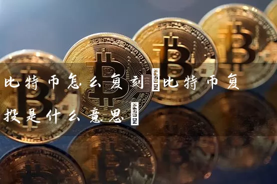 比特币怎么复刻(比特币复投是什么意思)