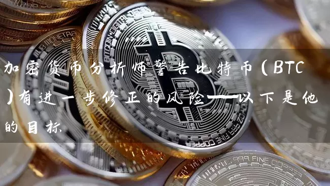 加密货币分析师警告比特币（BTC）有进一步修正的风险——以下是他的目标
