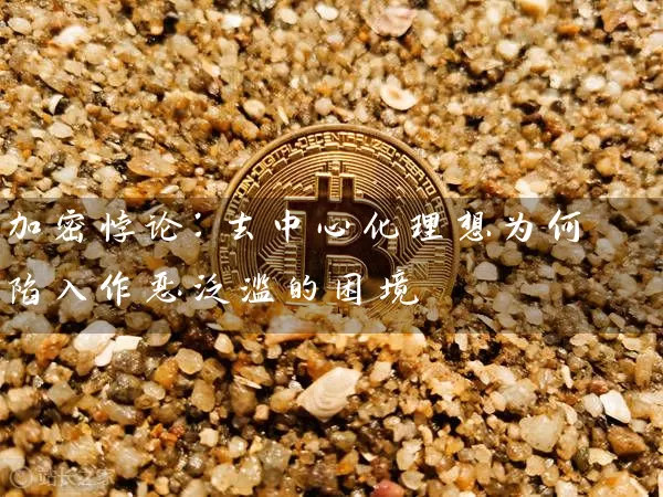 加密悖论：去中心化理想为何陷入作恶泛滥的困境