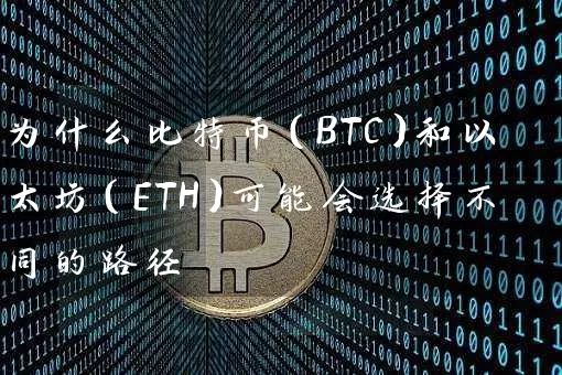 为什么比特币（BTC）和以太坊（ETH）可能会选择不同的路径