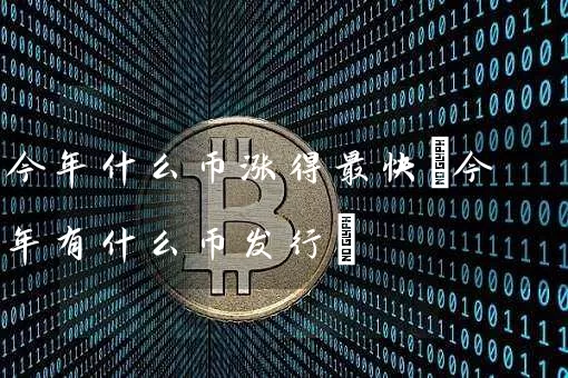 今年什么币涨得最快(今年有什么币发行)