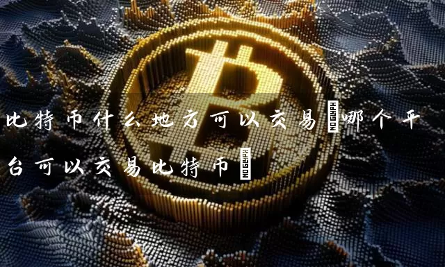 比特币什么地方可以交易(哪个平台可以交易比特币)