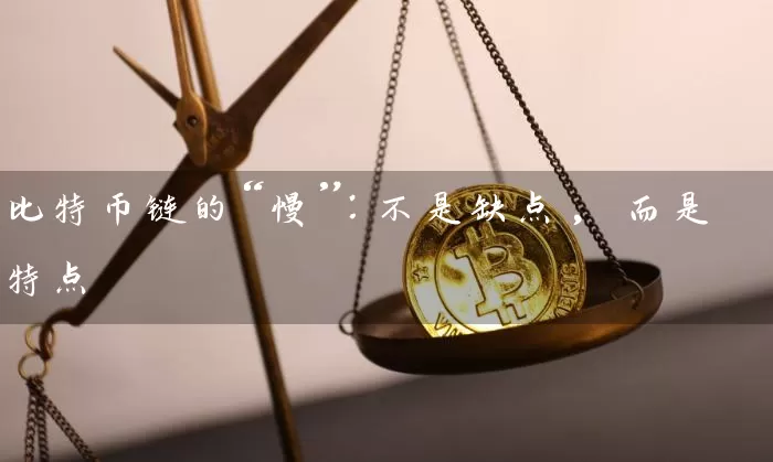 比特币链的“慢”：不是缺点, 而是特点