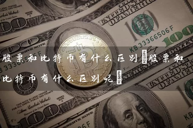 股票和比特币有什么区别(股票和比特币有什么区别呢)