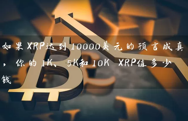 如果XRP达到10000美元的预言成真，你的1K、5K和10K XRP值多少钱