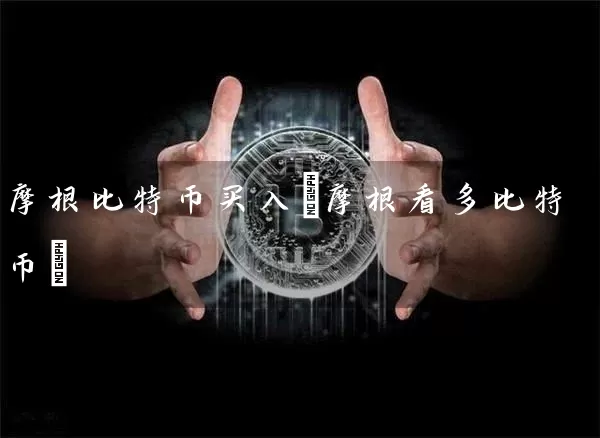 摩根比特币买入(摩根看多比特币)